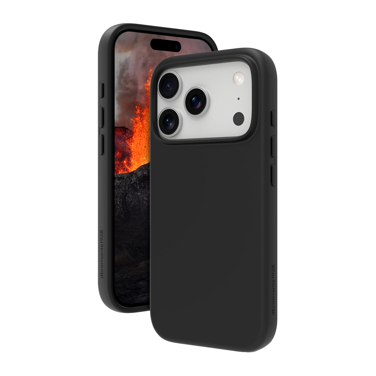 dbramante1928 Iceland Ultra D3O Backcover – für Apple iPhone 18 Pro/17 Pro, schwarz, bis 5 m Sturzsicher