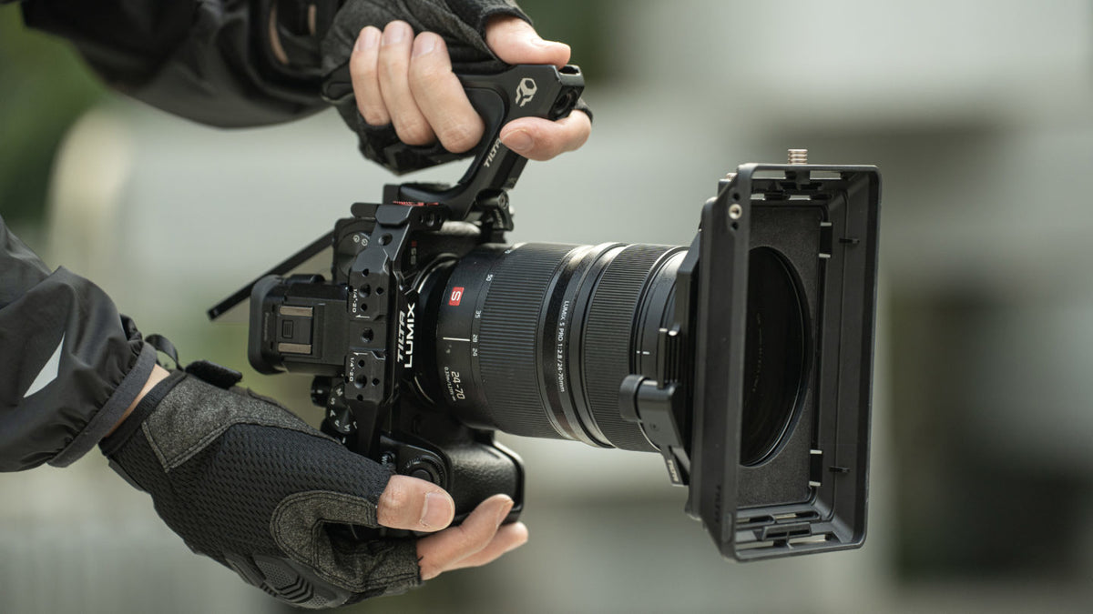 Tilta TA-T50-FCC-TG Kamerakäfig – Aluminium, 150,7 × 65,2 × 122,7 mm – für Panasonic S5 II/IIX – Grau