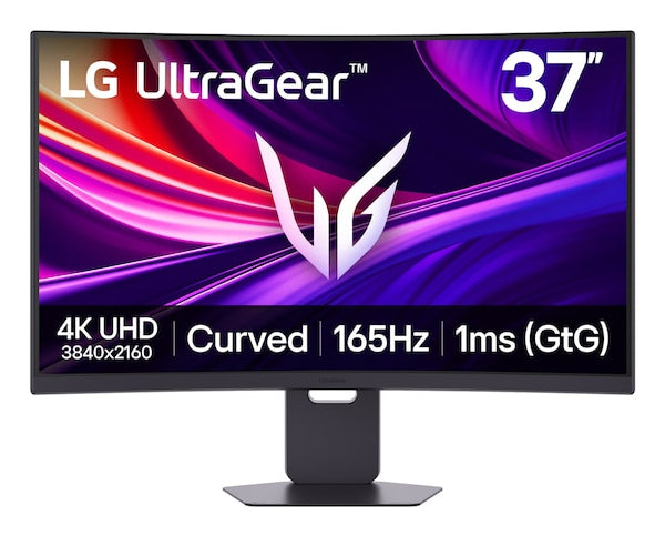LG 37G800A-B – 37" Curved, 3840 × 2160 (4K), VA, 165 Hz, USB-C 65 W, DisplayHDR 600