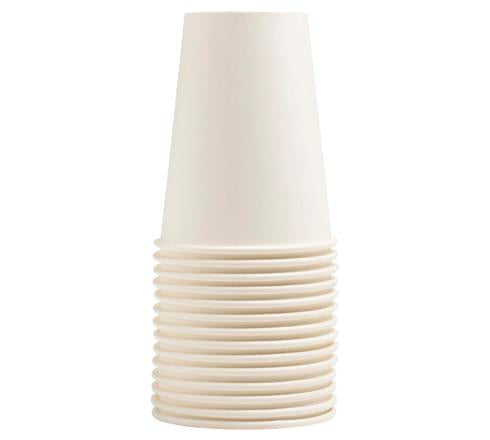 PRONAPPE Einwegbecher Karton – 3,5 dl, Weiss – FSC – 50 Stk.
