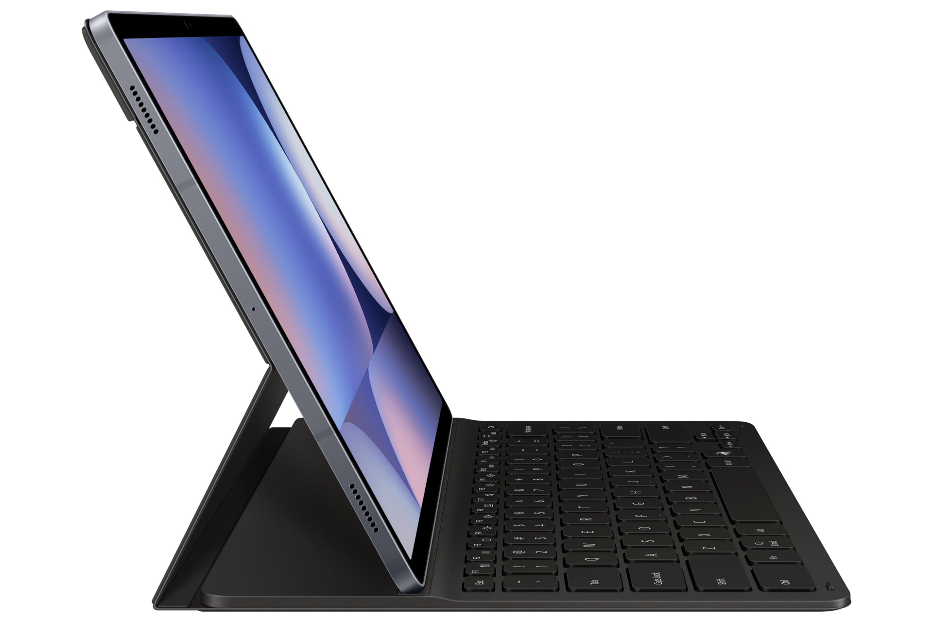 Samsung Book Cover Keyboard Slim EF-DX820 – Galaxy Tab S10+, S9+, S9 FE+, QWERTZ, Touchpad, Schwarz
