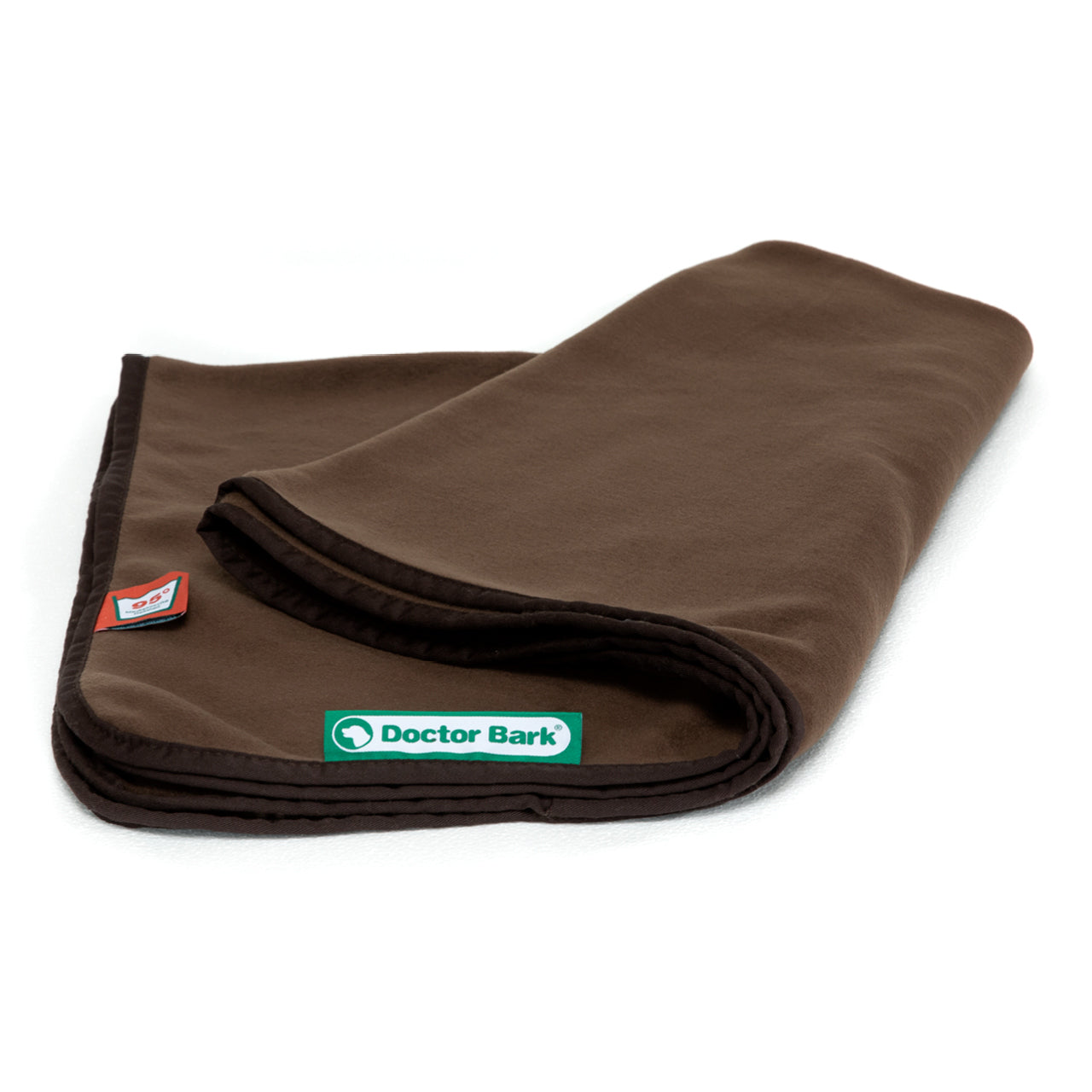 Doctor Bark Wohndecke – Fleece, Braun – 100 × 70 cm – OEKO‑TEX Standard 100