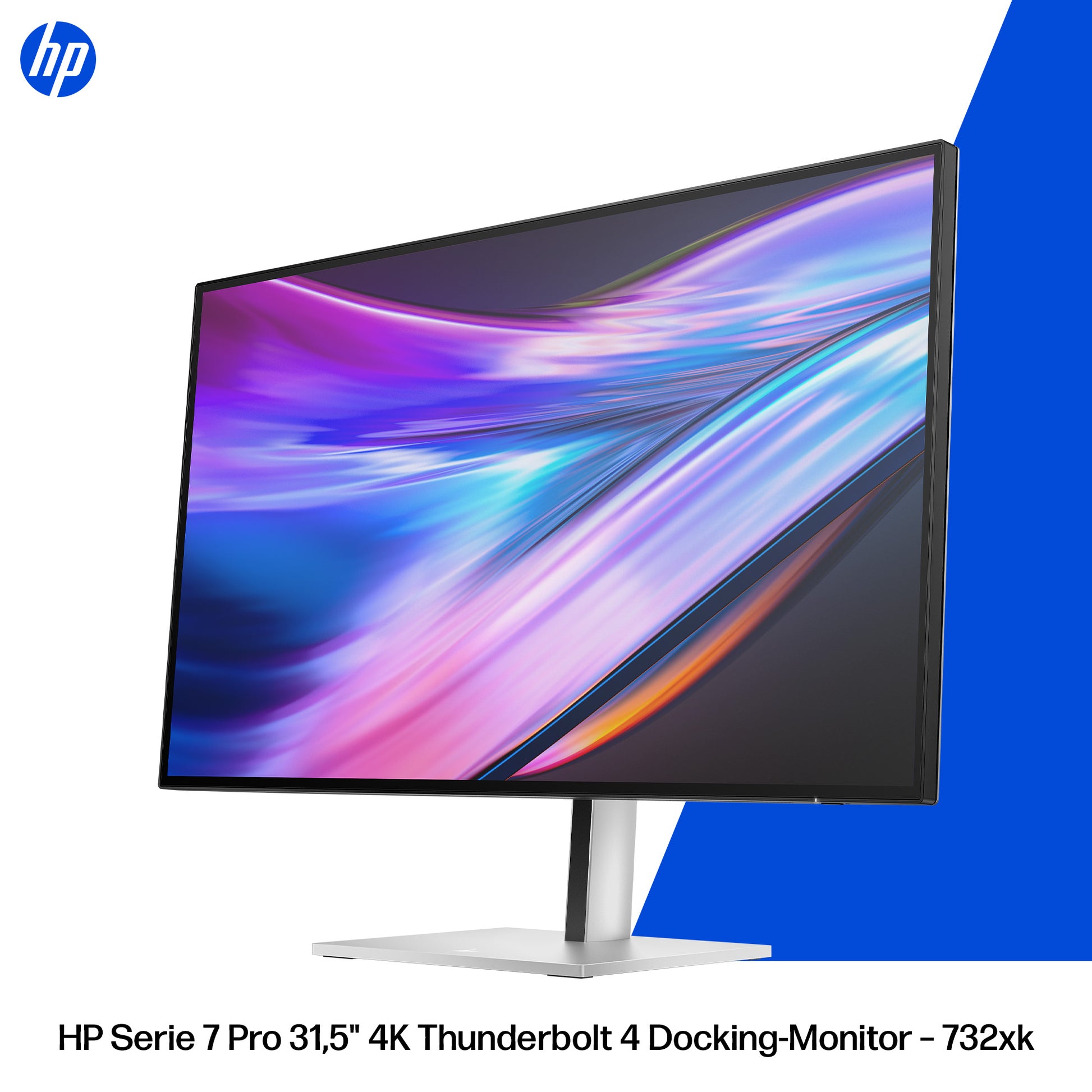 HP 732xk – 31,5", 3840 × 2160 (4K), IPS Schwarz, 120 Hz, Thunderbolt 4, LAN, HDR