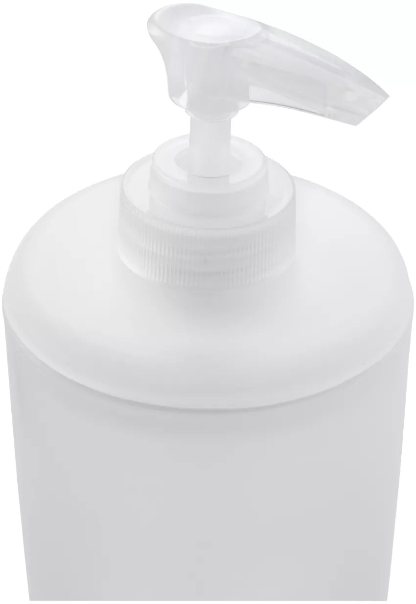 Diaqua Trend Frosted Seifenspender – Polypropylen, Weiss/Transparent, 400 ml