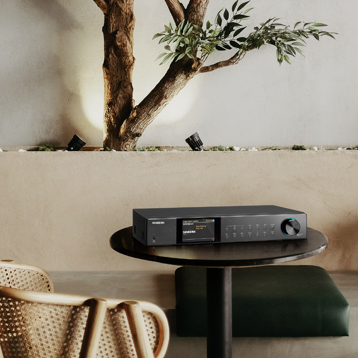 Sangean WFT-4 – Internetradio, DAB+/UKW, Bluetooth, WLAN – Schwarz