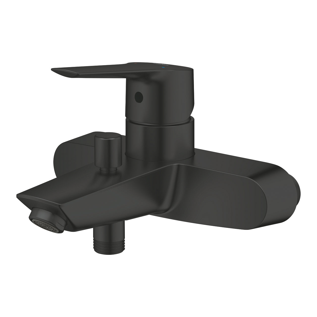 GROHE Start Badebatterie (Unterputz) – Einhebelmischer, Metall, Wandmontiert, Schwarz