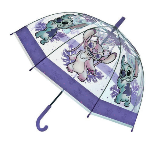 Undercover Stockschirm Lilo & Stitch – Ø 69 cm – transparent, violett
