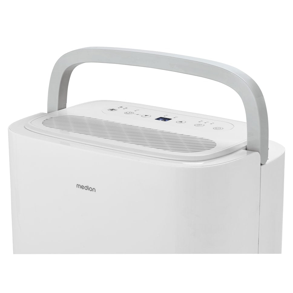 Medion DH20 Luftentfeuchter – 20 l/24 h, bis 20 m², Tank 5,4 l, weiss