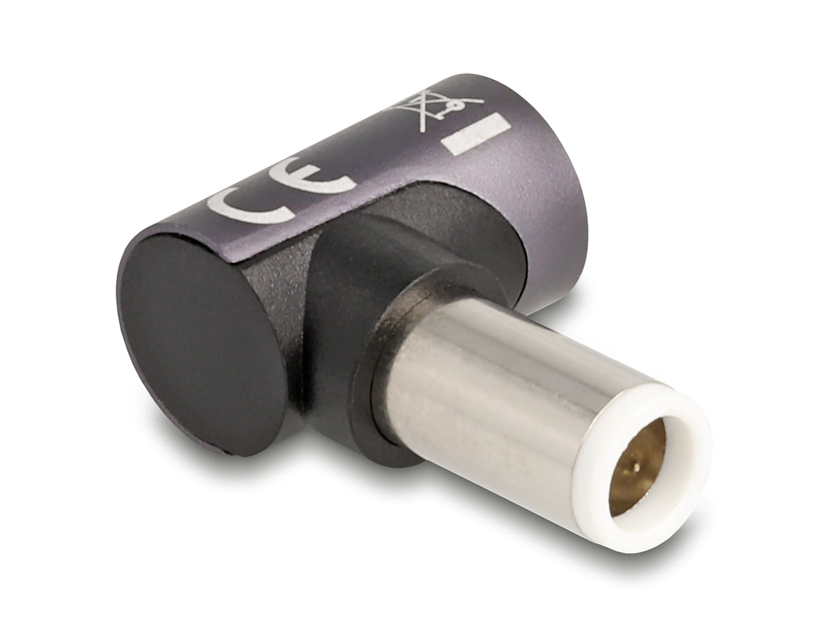 DeLOCK Adapter Dell 7,4 × 5,0 mm zu magnetischem 8-Pin – 20 V/3 A, Abgewinkelt zu Gerade – für Dell