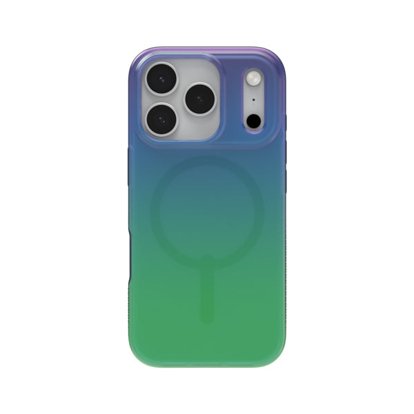 ZAGG Milan Snap Backcover – für Apple iPhone 17 Pro, MagSafe, Graphen, Grün / Blau, bis 4 m Sturzsicher