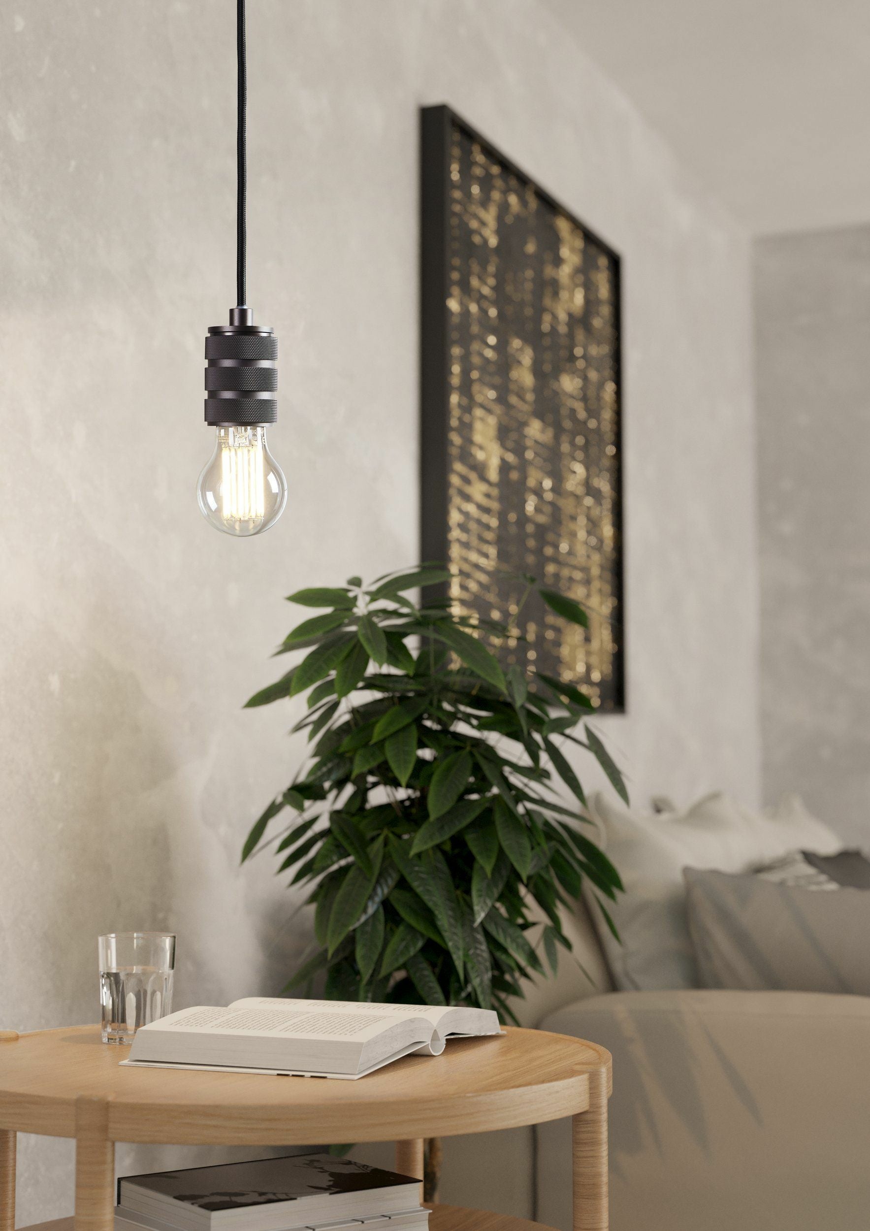 EGLO LED-Leuchtmittel E27 A60 – Warmweiss 3000 K, 1521 lm, 7 W – IP20 – 1 Stk., Transparent, Glas