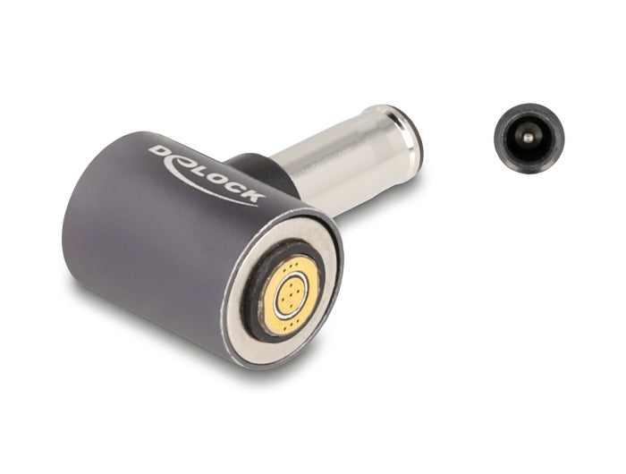 DeLOCK Adapter 5,5 × 2,1 mm zu 8-Pin – 20 V, 3 A – für Notebook – Anthrazit