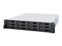 Synology RS2423+ – 12-Bay Rack 2U NAS – AMD Ryzen V1780B, 8 GB RAM, 10GbE, DSM, für 2,5"/3,5" HDD/SSD, SATA