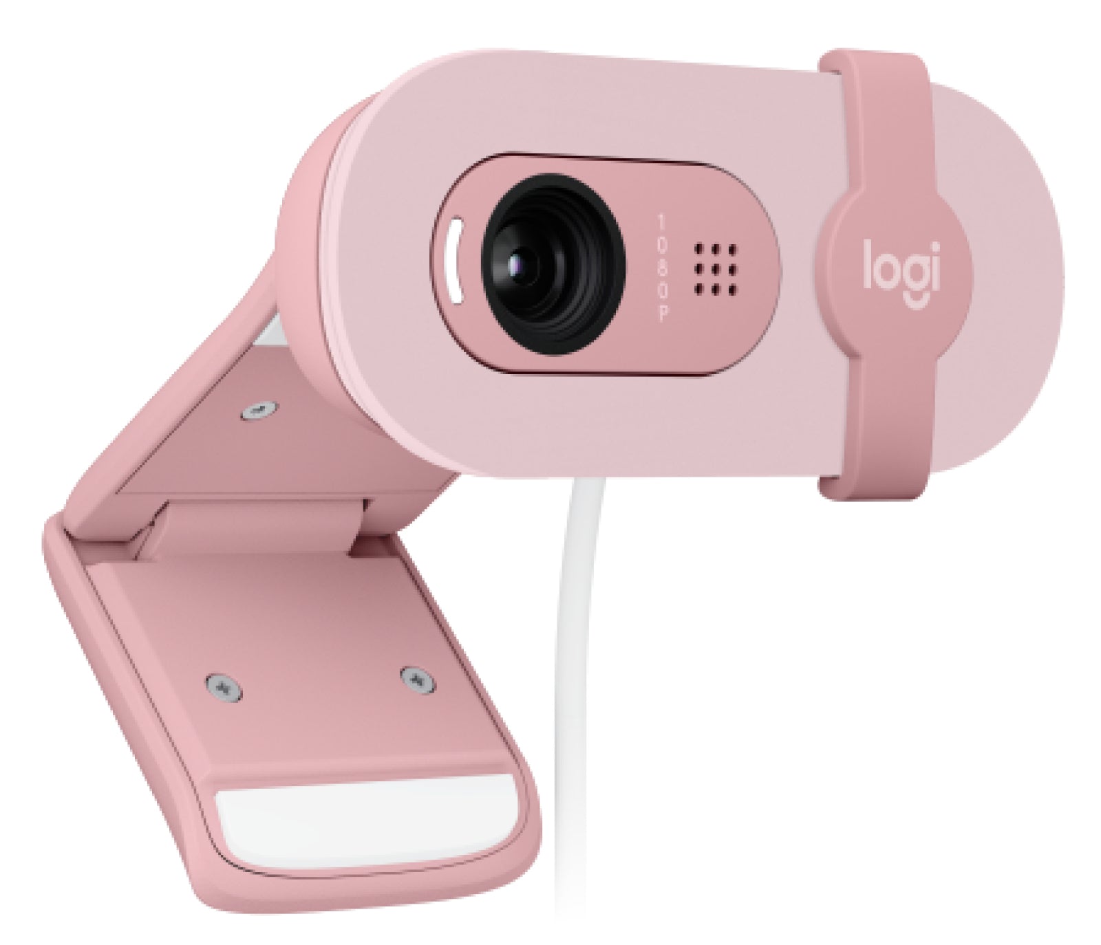 Logitech Brio 100 – Webcam – Full HD 1080p, USB, Rosa