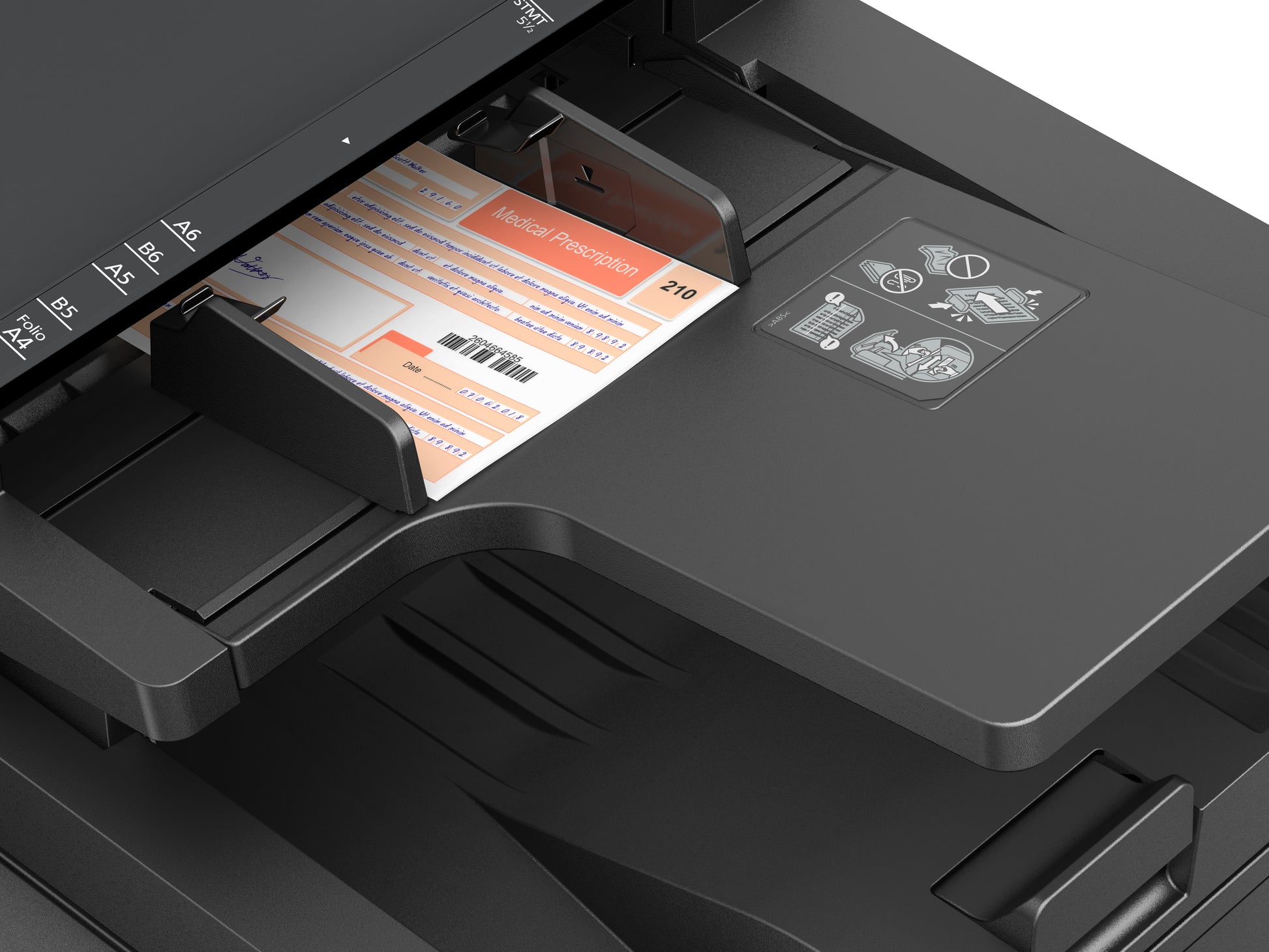 Kyocera MA5500ifx – S/W Laser-MFP A4, 4-in-1 – USB/LAN – Duplex, Duplex-ADF – 55 ppm S/W
