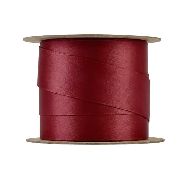 Blomus Geschenkband, JUHLA M, Satin, matt, Rot, 25 mm × 5 m, 1 Stk.