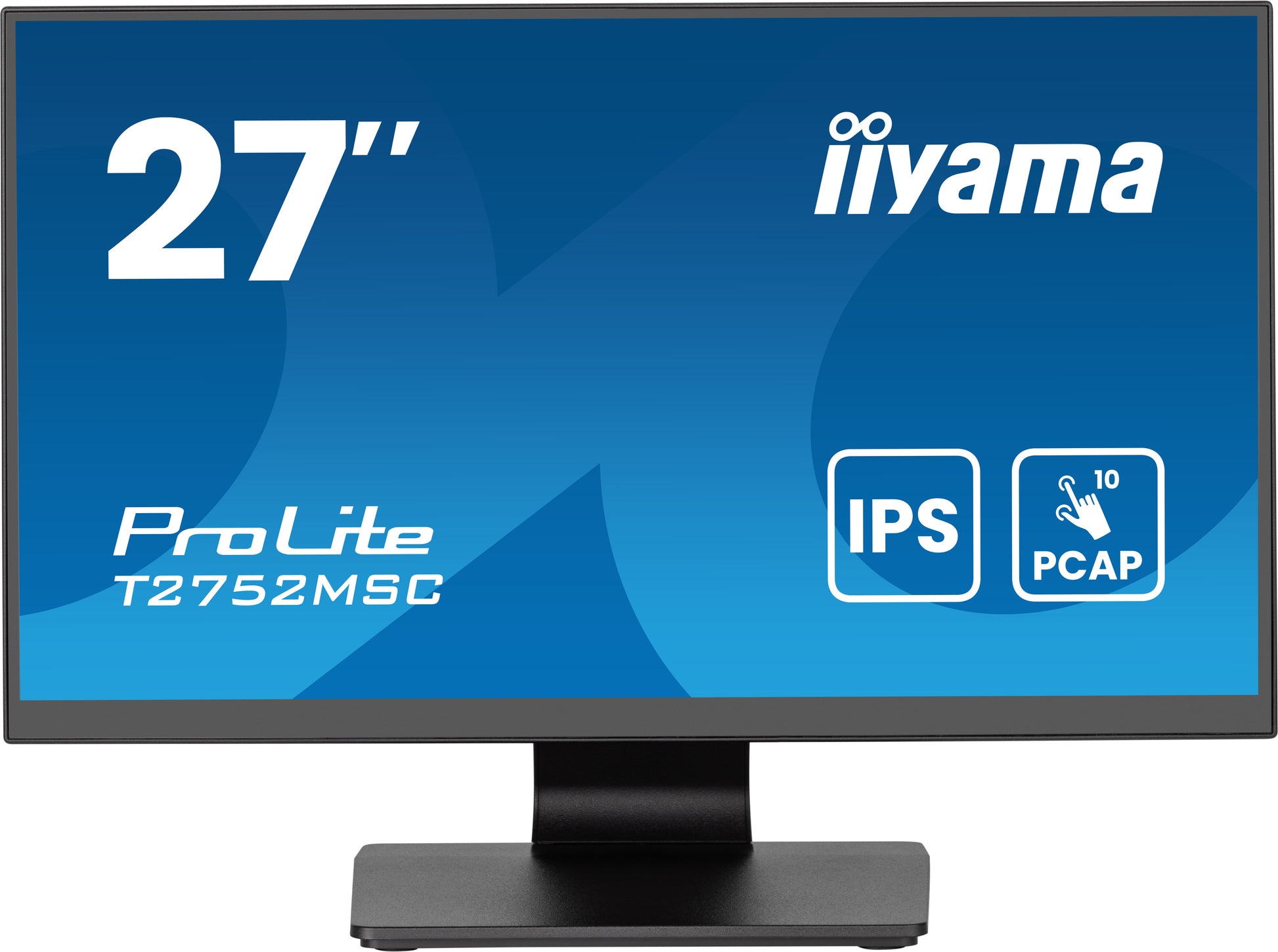 iiyama ProLite T2752MSC-B1AG – Touch-Monitor 27" – 1920 × 1080 (Full HD), IPS, PCAP 10-Punkt, HDMI/DP