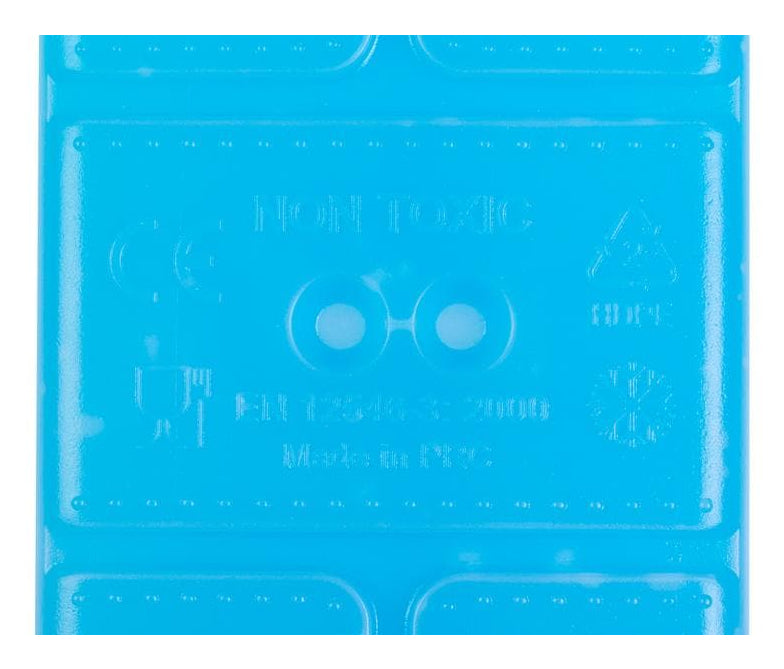 KOOR Kühlelement 12 × 2 × 25 cm, 2 Stk., blau