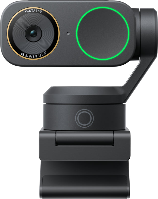 Insta360 Link 2 Pro Webcam – 4K Ultra HD, 30 fps, Autofokus, USB-C, HDR – Schwarz