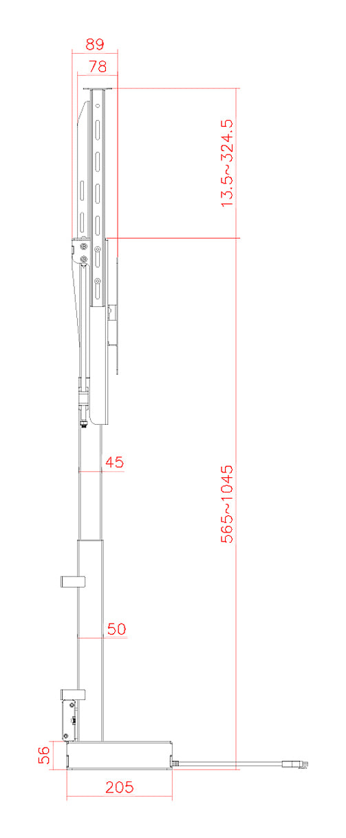 myWall HP 66 – Displayständer, Full-Motion, motorisiert, für 17–32", VESA 100×100–200×200, bis 45 kg