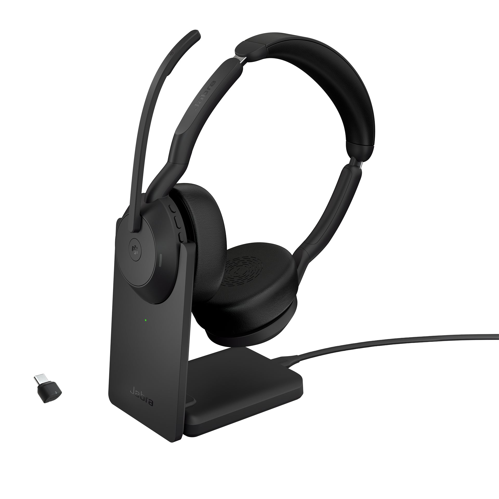 Jabra Evolve2 55 Link 380C – Duo Headset – Bluetooth – für Microsoft Teams