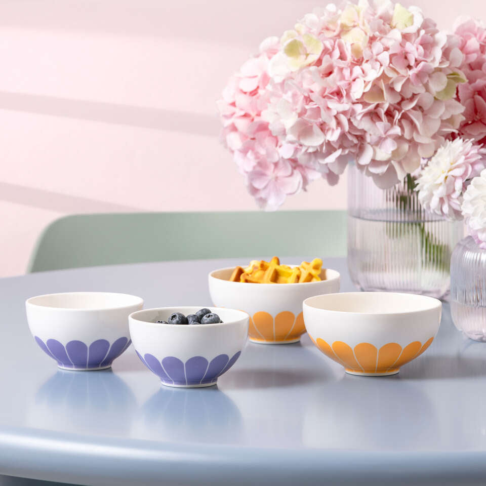 Villeroy & Boch Frühstücksschüssel Fleur – 220 ml, Ø 11 cm, Porzellan, spülmaschinenfest