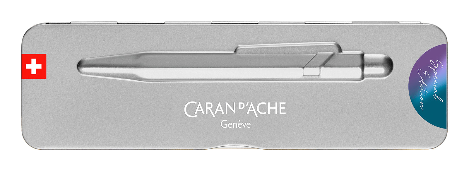 Caran d-Ache Caran d'Ache Kugelschreiber – Meerviolett, Aluminium