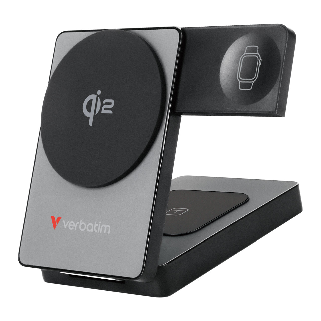 Verbatim Charge 'n' Go MagSafe Powerbank 5'000 mAh – 20 W PD, Qi2 15 W, 1× USB-C, Grau
