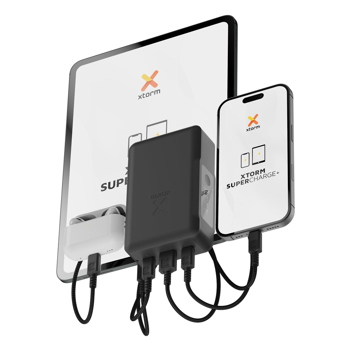 Xtorm NextGen6 Powerbank 20'000 mAh – 35 W PD, 2× USB-C, 1× USB-A, schwarz