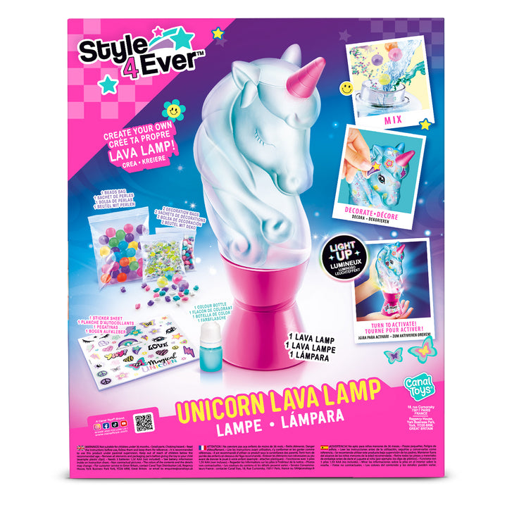 Canal Toys Bastelset Einhorn Lavalampe (Vulkan) – ab 6 Jahren