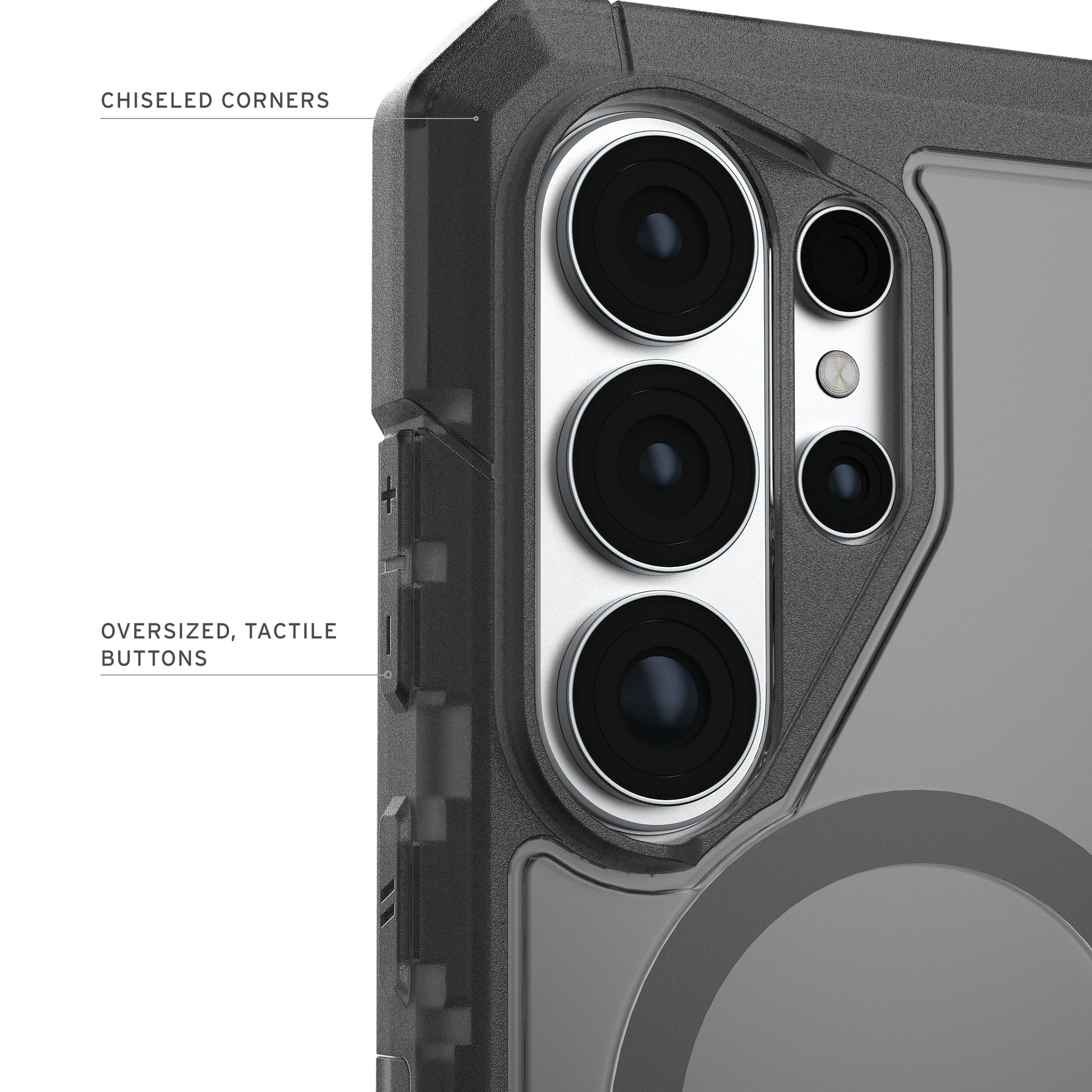 Urban Armor Gear UAG Trooper Backcover – für Samsung Galaxy S26 Ultra, MagSafe, mit Ständer, PC, Transparent