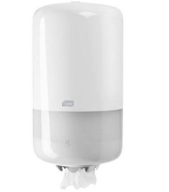 Tork Innenabrollspender Elevation Mini – für M1, Kunststoff, Weiss, 174 × 321 × 165 mm