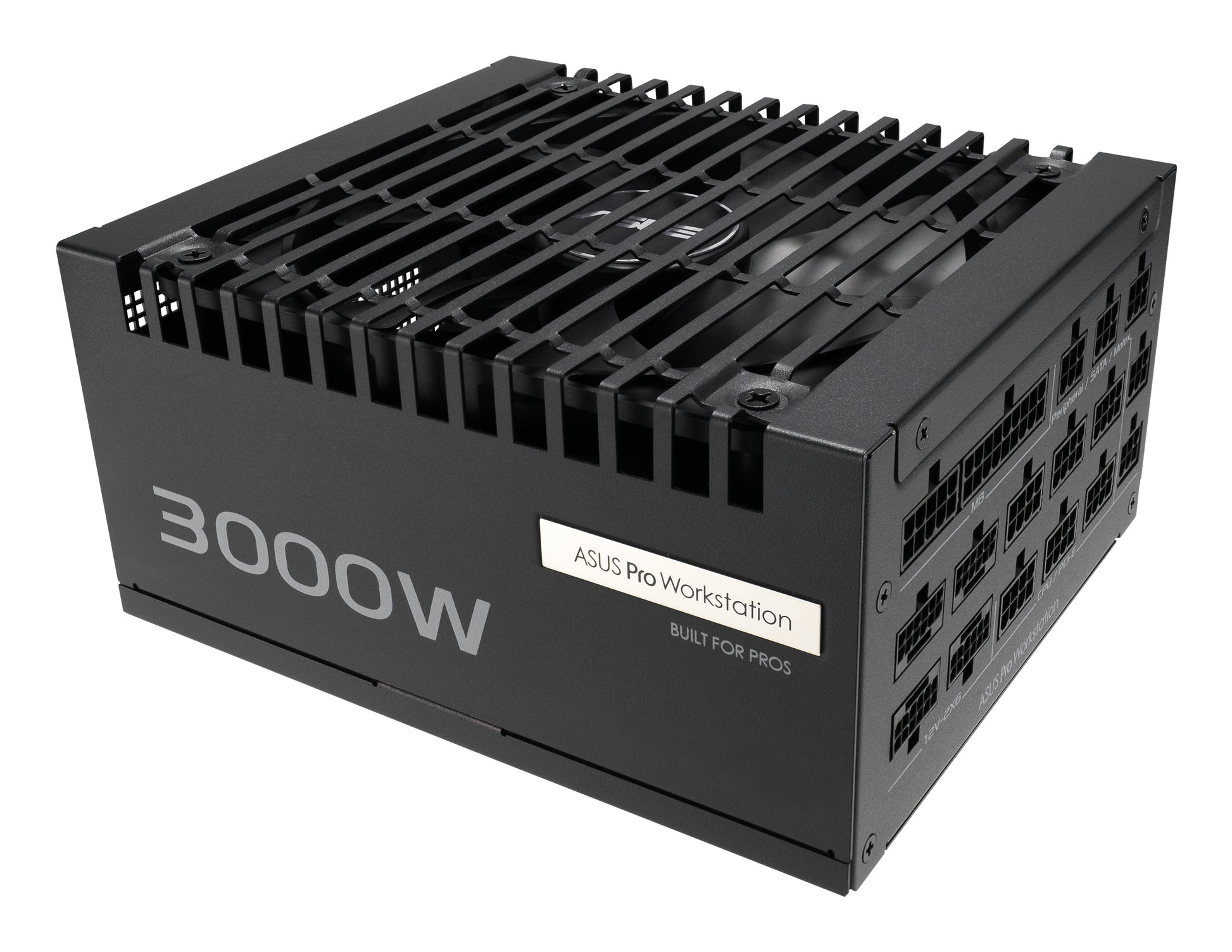 ASUS Pro WS 3000P ATX-Netzteil 3000 W 80 PLUS Platinum – vollmodular, ATX 3.1, 12VHPWR – schwarz