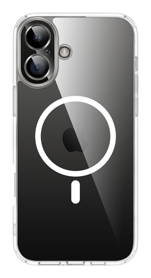 Valenta Trend MagSafe Hülle – für iPhone 16, Transparent, TPU/PC