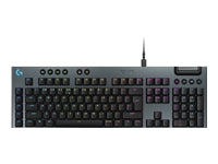 Logitech G G915 X – Gaming-Tastatur – Mechanisch, Kabelgebunden – USB-A – QWERTY (US-INT) – RGB – Schwarz