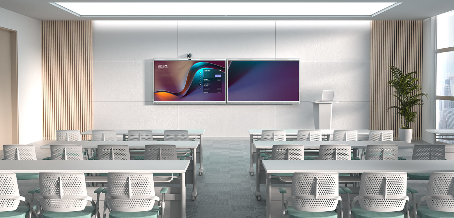 Yealink Whiteboard – 149 × 93,6 cm, Wandmontage, inkl. 4 Stifte, Montageset, Kabel