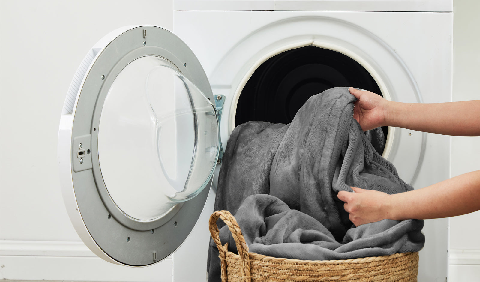 Sonnenkönig Lerry Wohndecke – Fleece, Grau – 160 × 180 cm