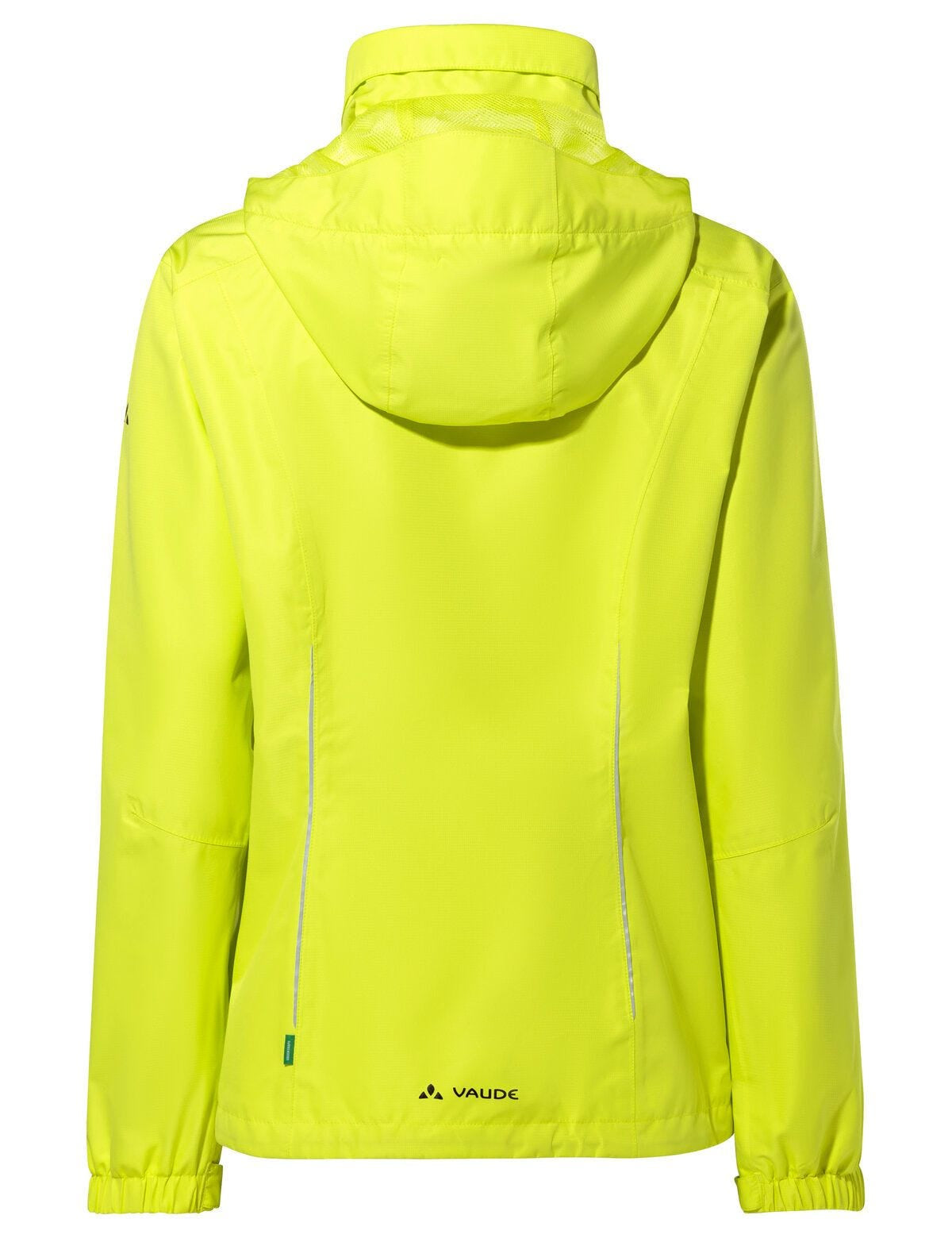 VAUDE Damen-Wetterjacke Escape Bike Light – Hellgrün, Grösse 44