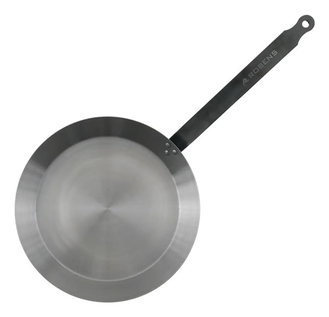 Robens Fonduepfanne Smokey Hill – Ø 30 cm, Gusseisen, Silber