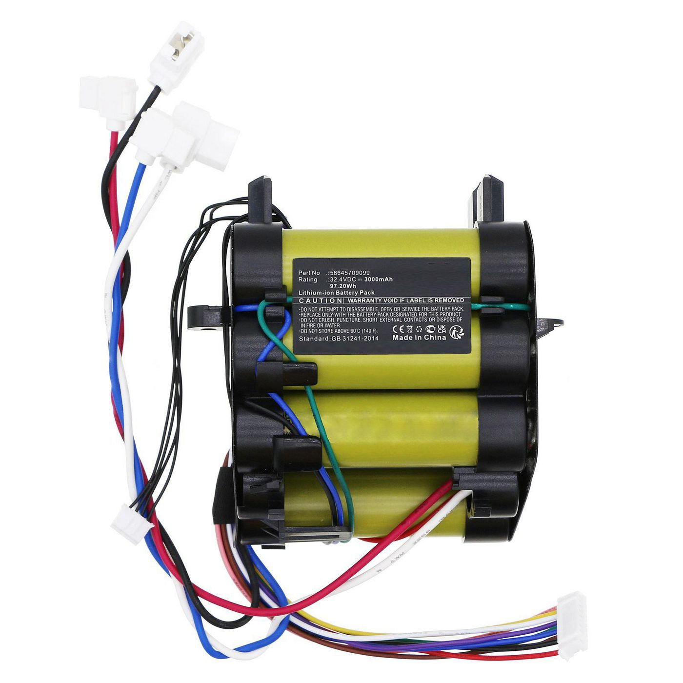 CoreParts Akku 32,4 V 3000 mAh 97,20 Wh – für Electrolux Staubsauger