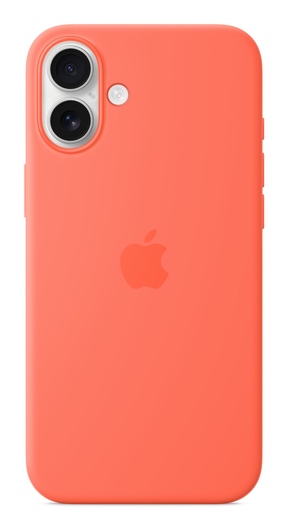 Apple Backcover – für Apple iPhone 16 Plus, MagSafe, Mikrofaser+Silikon, Mandarine