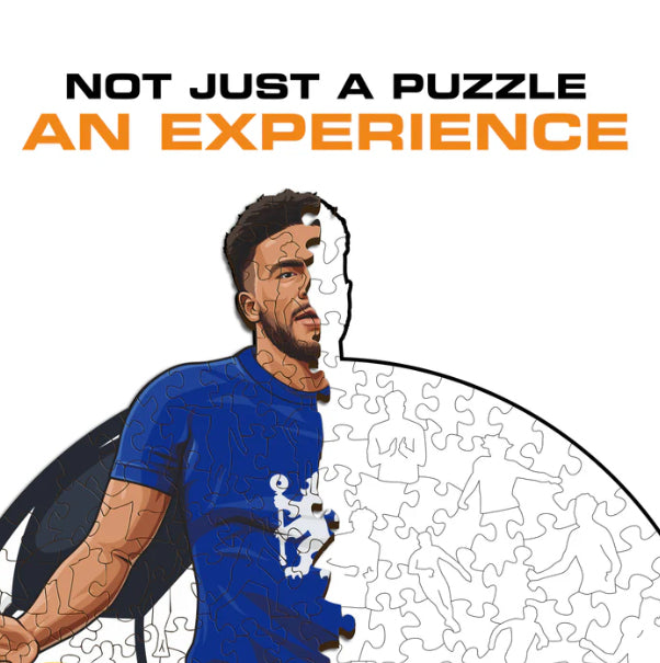 Iconic Puzzles Puzzle Chelsea FC – Reece James – 270 Teile – 30 × 42 cm – ab 14 J. – Holz – Mehrfarbig – FSC