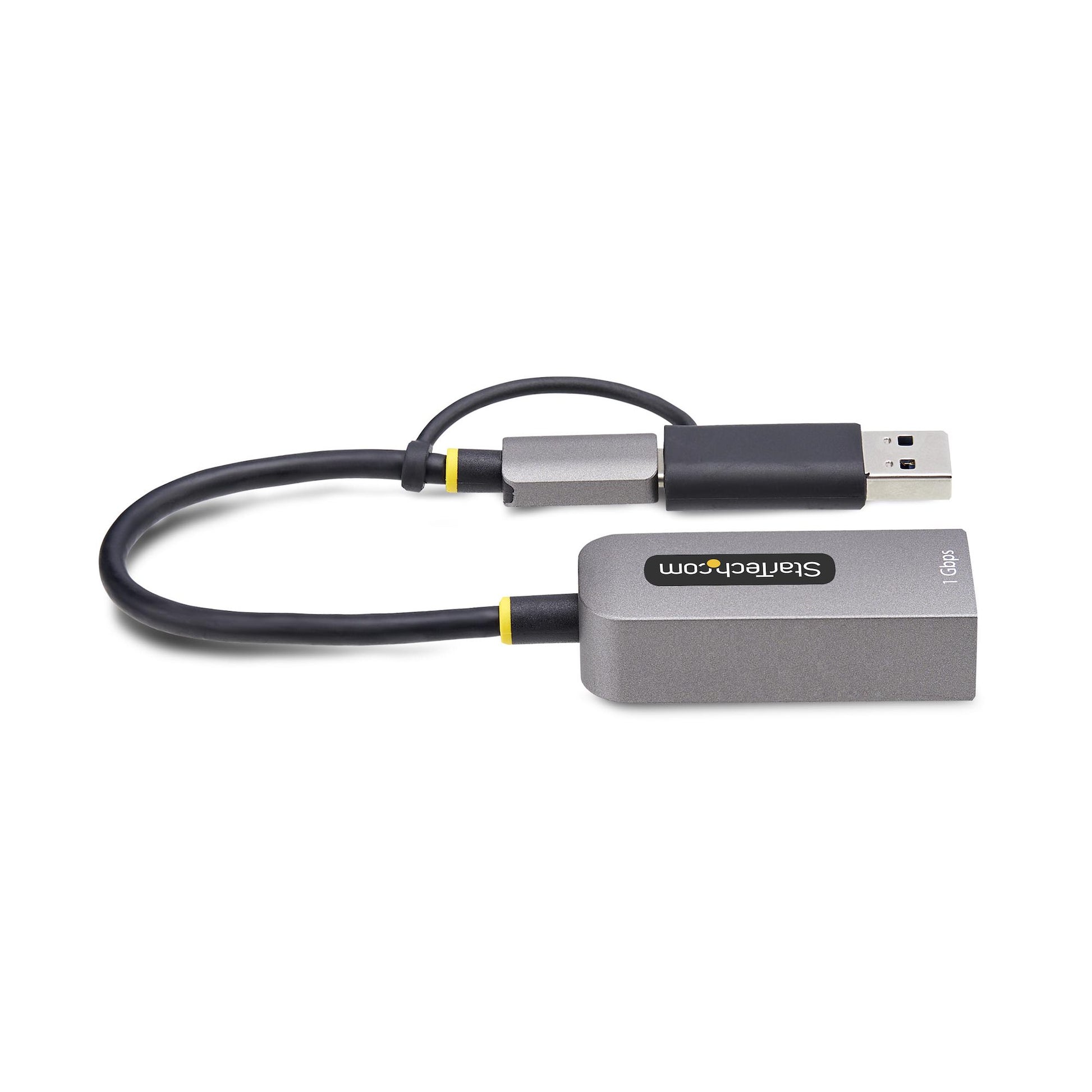 StarTech.com USB-C zu Gigabit-Ethernet Adapter – USB-A Dongle, 1× RJ-45, für Windows/macOS/Linux
