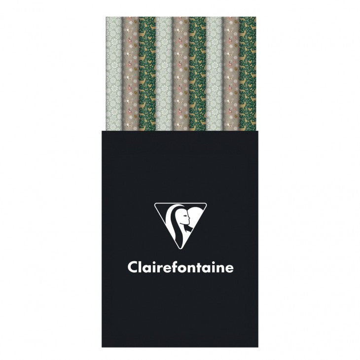 Clairefontaine Geschenkpapier Alliance II (Weihnachten) – 70 cm × 2 m – 60 g/m²