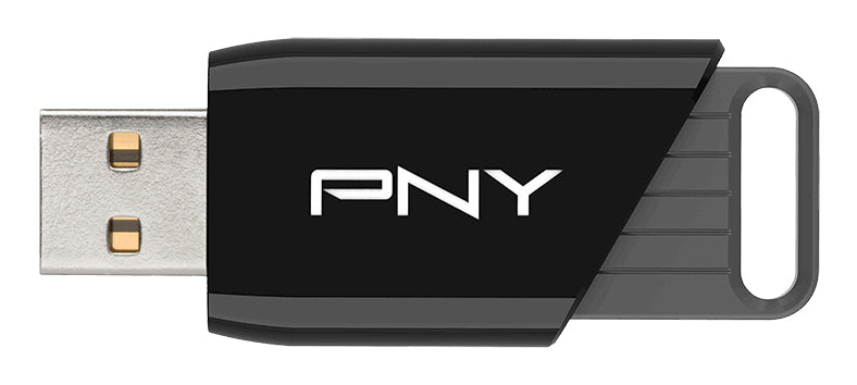 PNY Attaché X – 32 GB, USB Typ-A, USB 3.2 Gen 1, 130 MB/s, schwarz