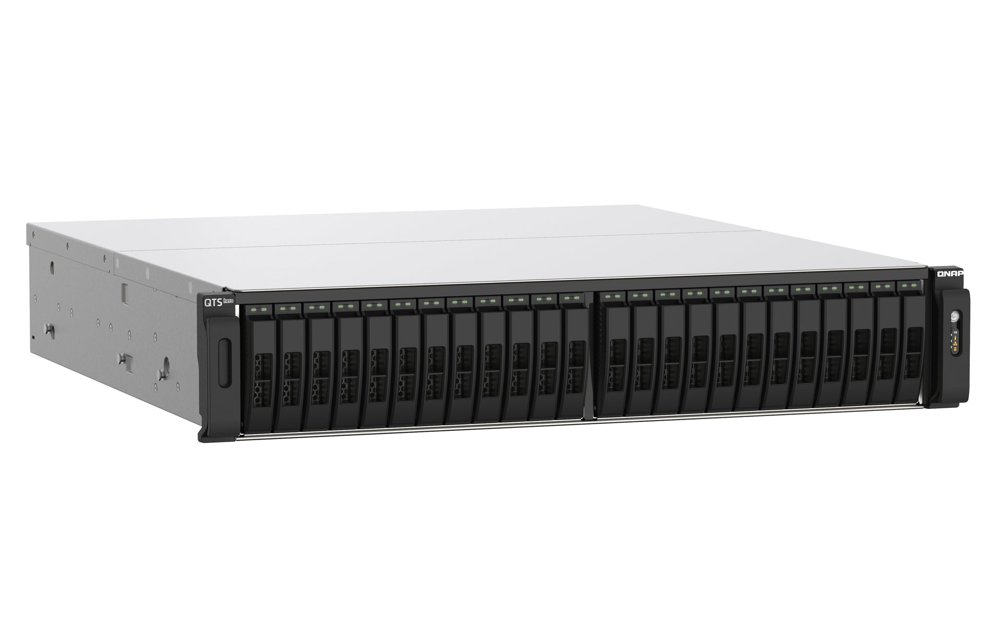 QNAP TS-H 2490FU-7232P-64G Allgemeines Speichergerät – NVMe, 24×2,5" Einschübe, 8C/16T 3,1 GHz