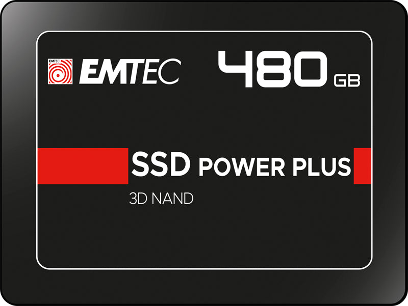 Emtec X150 Intern (ECSSD480GX150) – 480 GB, 2,5" SATA III, 520/500 MB/s, für PC