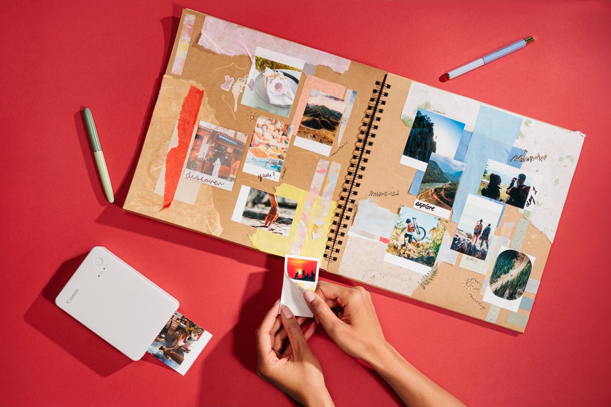 Canon SELPHY QX20 Mini-Fotodrucker – 7,2×8,5 cm, Thermosublimation, WLAN, USB-C, Akku, Weiss