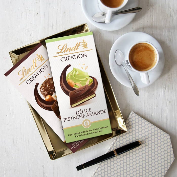 Lindt CRÉATION Schokolade – Pistazie – 150 g