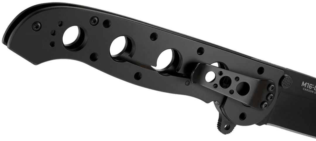 CRKT M16-04KS Carson – Klappmesser 98 mm, Edelstahlgriff, Frame-Verriegelung, schwarz